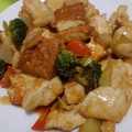 すてぃーびん's cooksnap of when they made ＊厚揚げ&鶏むね肉の甘酢炒め＊.