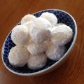 kekoshio's cooksnap of when they made 小麦アレルギー対応♪米粉スノーボール♡.