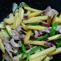 kiyo4165's cooksnap of when they made さつま芋の塩麹炒め.