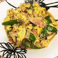 miniminit's cooksnap of when they made しめじとさやえんどうの卵とじ.
