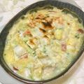 ☆ひろりんわんこ☆'s cooksnap of when they made さつま芋入り！米粉と豆乳のグラタン★.