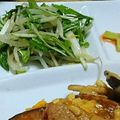 キティ♥キティ's cooksnap of when they made もやしと水菜のゴマサラダ.