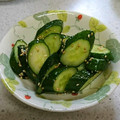 ひっちぃ★☆'s cooksnap of when they made 5分で簡単☆とまらない、やみつききゅうり.