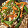 ちゃぎー's cooksnap of when they made 簡単&本格的♪鰻のタレでコク旨青椒肉絲♡.