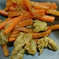 satmay's cooksnap of when they made 人参と豚肉のごまみそきんぴら.