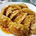 くみ姉's cooksnap of when they made 油林鶏たれで揚げ餃子.