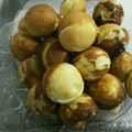 菖蒲＊'s cooksnap of when they made たこ焼き器で一口チーズケーキ♪.