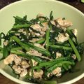 hgchyk's cooksnap of when they made 春菊と卵の炒め物☆.