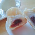 Ｎａｃｈｕｍｉｏ's cooksnap of when they made 30分で完成！？不思議パンの白い大福パン.
