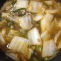 ☆にゃん＆りの☆'s cooksnap of when they made 白菜とひき肉のぽかぽかスープ.