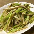 のんのんSTELLA's cooksnap of when they made ブロッコリーの芯とごぼうのナンプラー炒め.