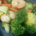 ひぃちゃんひー's cooksnap of when they made えびとブロッコリーの炒め物.