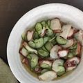 ha♡'s cooksnap of when they made 簡単！タコとキュウリの酢の物.