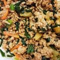 クック3WMJ3F☆'s cooksnap of when they made 簡単！ひき肉とニラの焼肉のタレ丼.