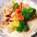 forest927's cooksnap of when they made 豚肉とブロッコリーとトマトのチーズ炒め♪.