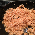 すみっこ2011's cooksnap of when they made 無添加 手作り鮭フレーク.