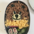 ゆみあいり's cooksnap of when they made 簡単★ブーフちゃんそぼろ弁当★.