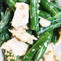 B☆Y's cooksnap of when they made インゲンとささみのめんつゆマヨ.