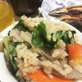 Mamicoook's cooksnap of when they made せりの炊き込みご飯.