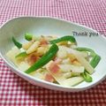 ねっちゃんっ's cooksnap of when they made シャキシャキ！長いものベーコン炒め.