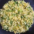 桜里☆'s cooksnap of when they made しらす＆大根の葉の栄養チャーハン.