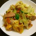 Hirarinn☆'s cooksnap of when they made キャベツと魚ニソの炒め物.