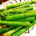 ☆糖質減らしてます☆'s cooksnap of when they made アスパラバター.