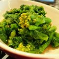クック9S76H0☆'s cooksnap of when they made 簡単な菜の花の辛子味噌和え.