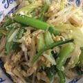 フランクフルトJr's cooksnap of when they made 簡単♪シャキ②♫もやしとレタスの卵炒め☆.