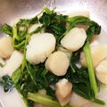 しろ☆たん's cooksnap of when they made 帆立とセロリの塩麹バター炒め.