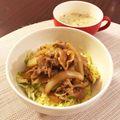 Machiyuri's cooksnap of when they made 中華風ピリ辛豚バラ炒め(丼).