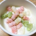 こはる・▽・'s cooksnap of when they made ひなあられ×ヨーグルト.