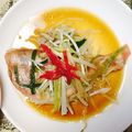 エラゆず's cooksnap of when they made 赤魚レンジ蒸しのジュｯと楽しいゴマ油かけ.
