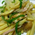 沙弥や's cooksnap of when they made じゃがいもとベーコンが主役のバター炒め.