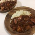 papikun's cooksnap of when they made ビーフシチューに☆簡単ガーリックライス★.