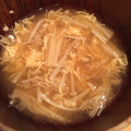 H♡S's cooksnap of when they made エノキと溶き卵の味噌汁.