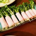 ミントミントティ's cooksnap of when they made お弁当に☆ハムのかいわれ巻き.