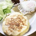 りんごの歌's cooksnap of when they made なぞるだけ！HMで簡単キャラホットケーキ.