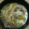 クックX3QRM8☆'s cooksnap of when they made ごちそう♪おばあちゃんの牛たら味噌汁.