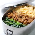 Hoink's cooksnap of when they made キムパっぽい☆変わりそぼろ弁当.