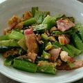 あかいきりん's cooksnap of when they made 小松菜ベーコン卵バター醤油炒め！.