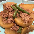 LillyAngel's cooksnap of when they made 手早く簡単☆大根とひき肉いんげんの煮物.