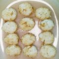 シナモシナモ's cooksnap of when they made ラップで簡単！手づかみおにぎり離乳食♩.