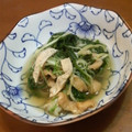 サーフブレイド's cooksnap of when they made レンジで1分！あげと水菜の煮びたし.