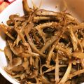 sakase's cooksnap of when they made あごだしつゆで簡単きんぴらゴボウ.
