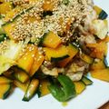おちゃむ夫人's cooksnap of when they made 豚肉とかぼちゃの焼き肉のタレ炒め.