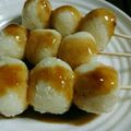 ⭐気まぐれポッポ⭐'s cooksnap of when they made 米みつみたらし！とうふのヘルシーお団子.