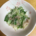 ankoco's cooksnap of when they made 簡単！水菜と豚肉のおろしポン炒め.