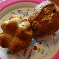 ちまいこ☆'s cooksnap of when they made 簡単☆ホワイトチョコレートバナナマフィン.