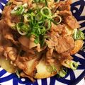 ひこにゃん＊'s cooksnap of when they made 新じゃが炒めの豚肉甘辛煮のせ.